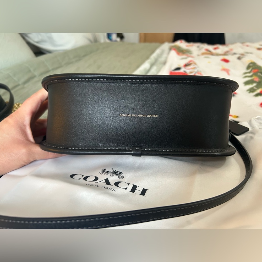 Coach Waverly Bag- Brass/ Black - Picture 9 of 14